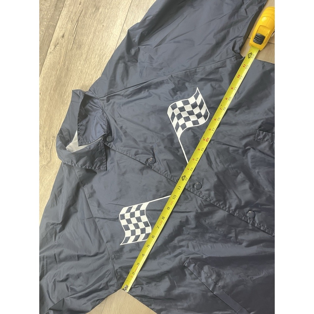 Anti Social Social Club Coaches Jacket Large Blue Mens ASSC Windbreaker Flags - Picture 8 of 11